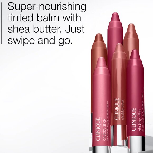 Clinique Chubby Stick 07 SUPER STRAWBERRY Moisturizing Lip Color Balm 3g NIB - Picture 11 of 11